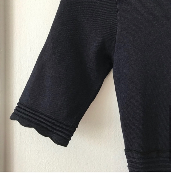 Ted Baker Dorlean Scallop Trim Knit Skater Dress Size 0 NWOT - Picture 8 of 17